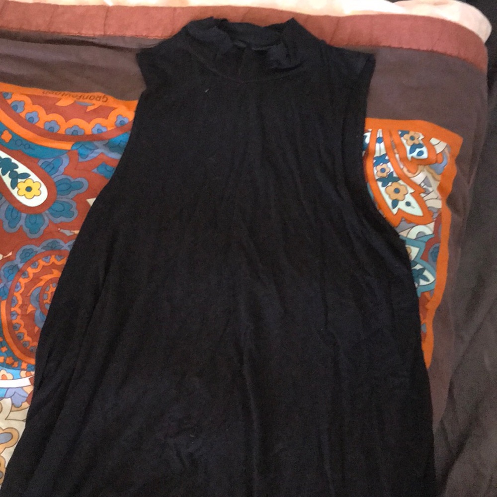 Black turtle neck